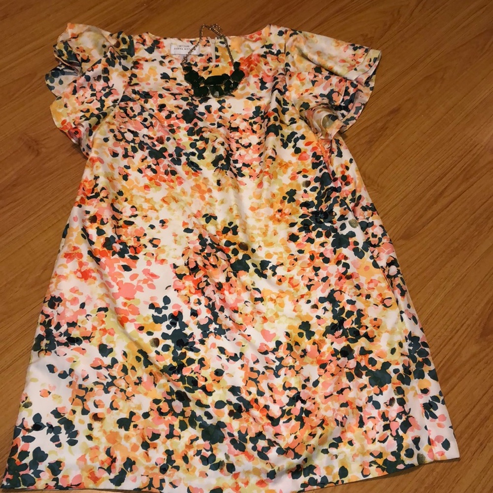 Gorgeous Donna Morgan floral print dress; size 14
